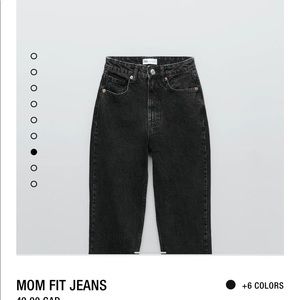 Zara Mom Jean - Size 2